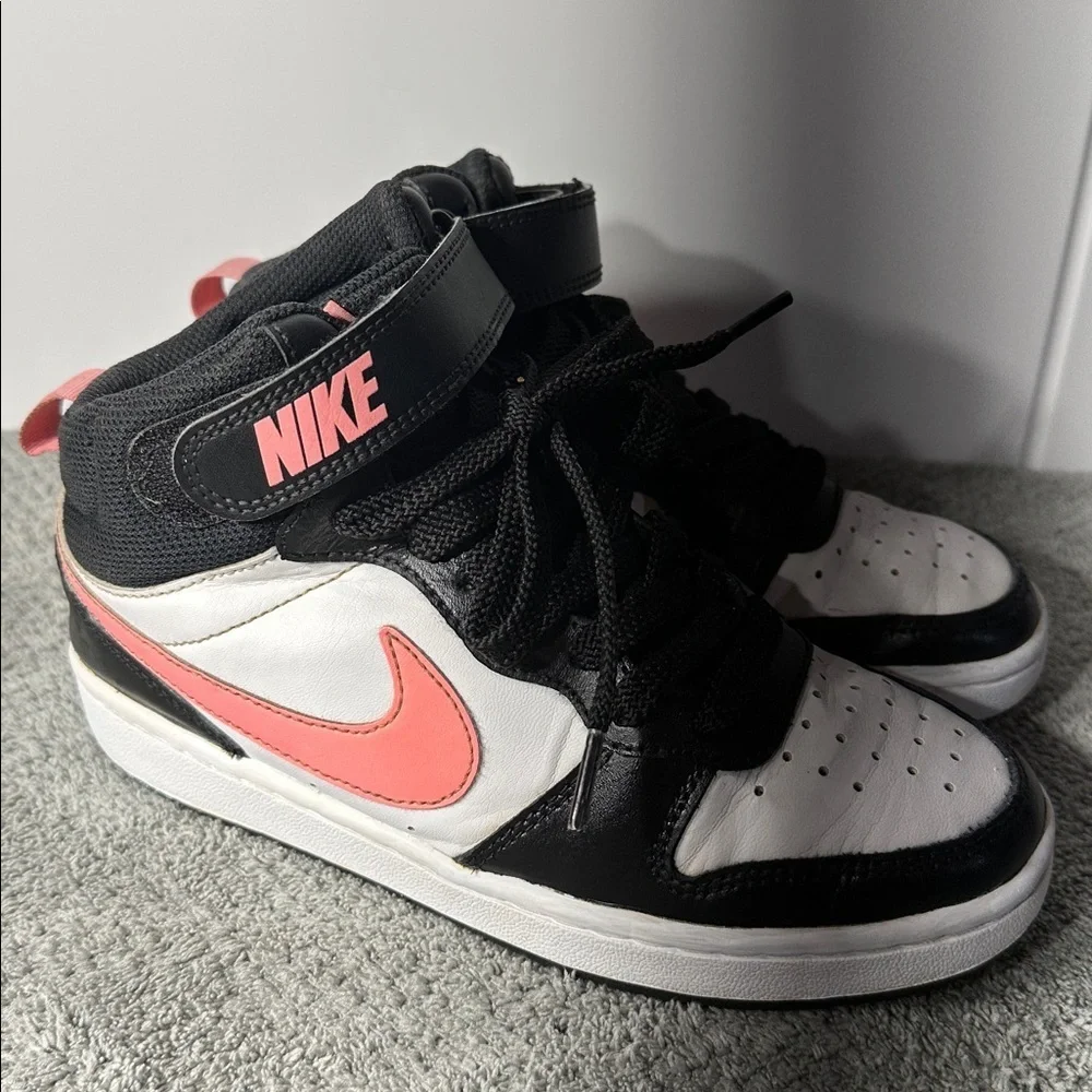 Nike Court Borough Mid 2 Black Sunset Pulse-White